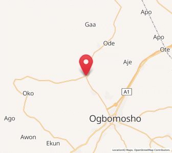 Map of Ikoyi-Ile, Oyo