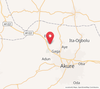 Map of Ilare, Ondo