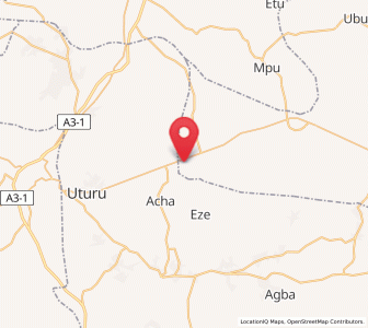 Map of Isiaka, Ebonyi