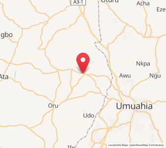 Map of Isinweke, Imo