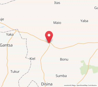 Map of Jama’are, Bauchi