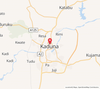 Map of Kaduna, Kaduna
