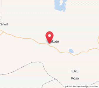 Map of Kagarko, Kaduna
