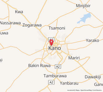 Map of Kano, Kano