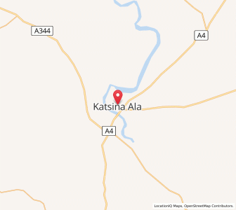 Map of Katsina-Ala, Benue