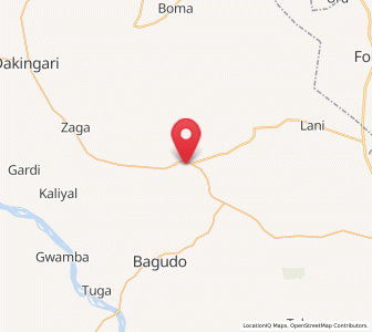 Map of Kende, Kebbi