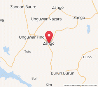 Map of Kibiya, Kano
