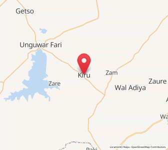 Map of Kiru, Kano