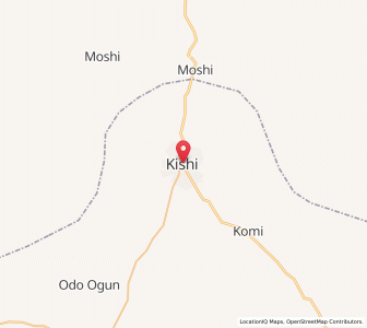 Map of Kisi, Oyo