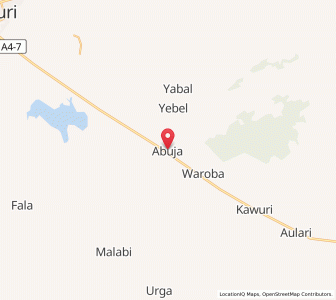 Map of Konduga, Borno