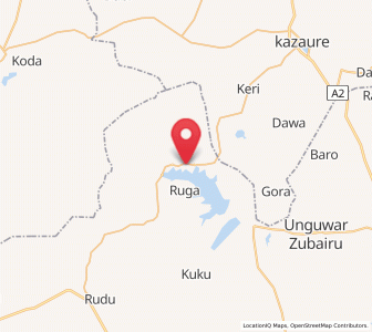 Map of Kunchi, Kano