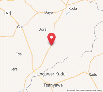 Map of Kusada, Katsina