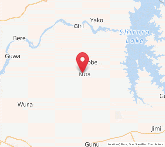 Map of Kuta, Niger