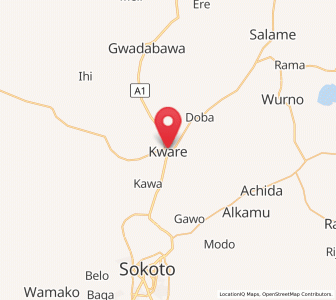 Map of Kware, Sokoto