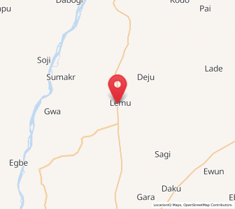 Map of Lemu, Niger