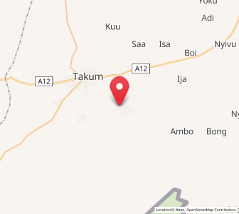 Map of Lissam, Taraba