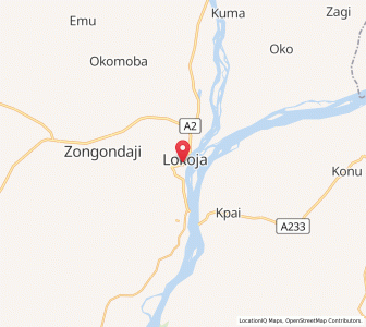 Map of Lokoja, Kogi