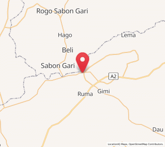 Map of Makarfi, Kaduna