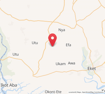 Map of Mkpat Enin, Akwa Ibom