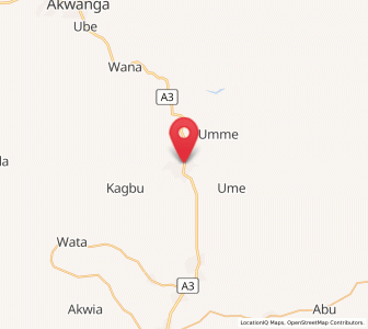 Map of Nasarawa Egon, Nassarawa