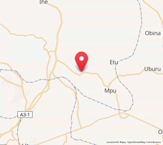 Map of Ndeaboh, Enugu