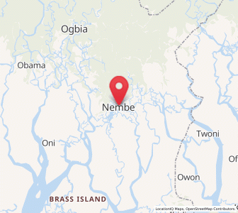 Map of Nembe, Bayelsa