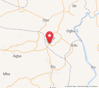 Map of Nguzu Edda, Ebonyi
