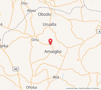 Map of Nkwerre, Imo