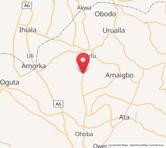 Map of Nnenasa, Imo