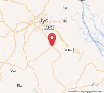 Map of Nung Udoe, Akwa Ibom