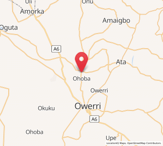 Map of Nwaorieubi, Imo