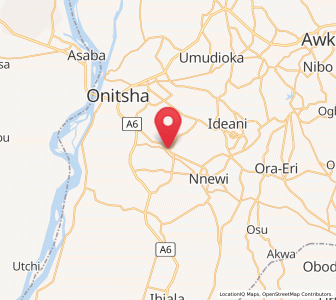Map of Ojoto, Anambra