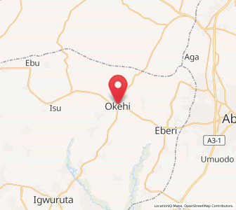 Map of Okehi, Rivers