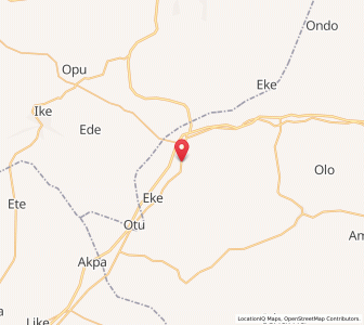 Map of Otukpa, Benue