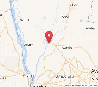 Map of Otuocha, Anambra