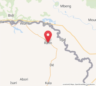 Map of Rann, Borno