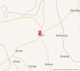 Map of Rijau, Niger