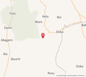 Map of Sauri, Zamfara
