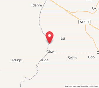Map of Siluko, Edo