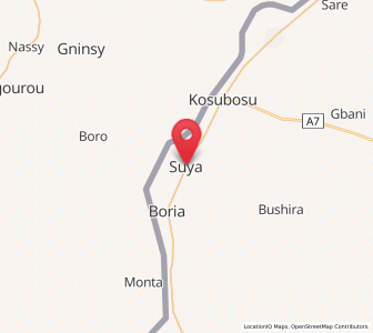 Map of Suya, Kwara