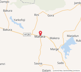 Map of Talata Mafara, Zamfara
