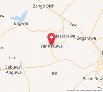Map of Tofa, Kano