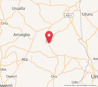 Map of Umuelemai, Imo