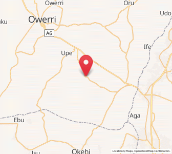 Map of Umuneke-Ngor, Imo