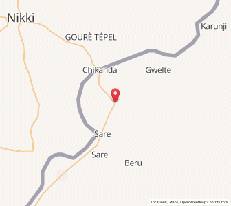 Map of Yashikira, Kwara