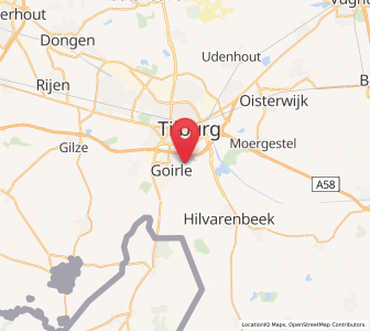 Map of Abcoven, North Brabant
