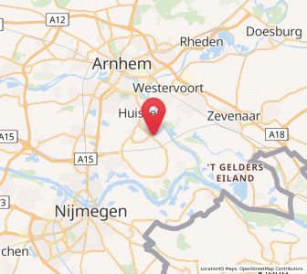 Map of Angeren, Gelderland