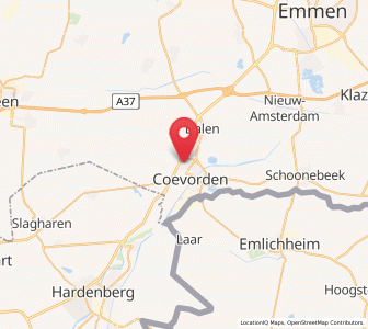 Map of Ballast, Drenthe