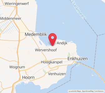 Map of Bangert, North Holland
