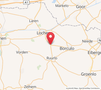 Map of Barchem, Gelderland